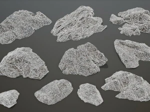 Cliff rocks 3D Model
