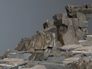 Rocas del acantilado Modelo 3D