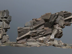 Cliff rocks 3D Model