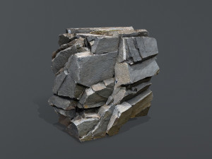 Cliff rocks 3D Model