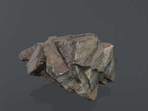 Cliff rocks 3D Model
