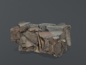 Cliff rocks 3D Model