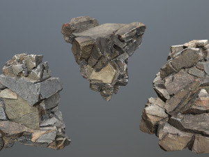 Cliff rocks 3D Model