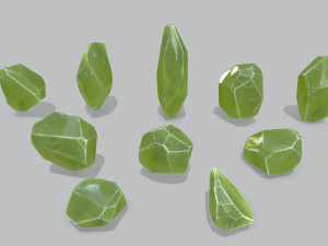 Crystal set Modèle 3D