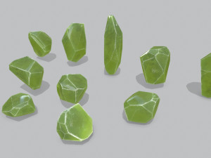 Crystal set Modèle 3D