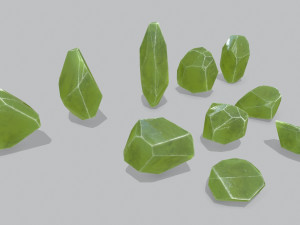 Crystal set Modèle 3D