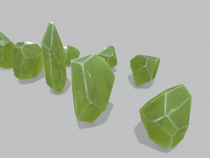 Crystal set Modèle 3D