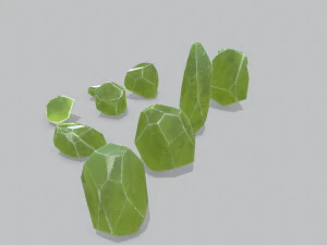 Crystal set 3D Model