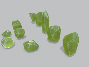 Crystal set Modèle 3D