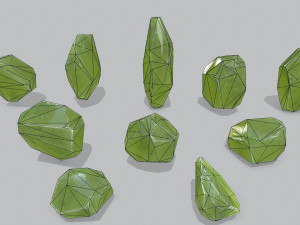 Crystal set Modèle 3D