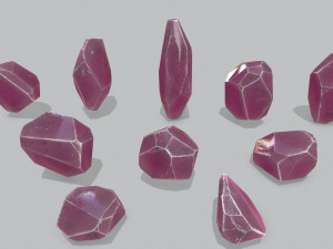 Crystal set 3D Model