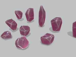 Crystal set 3D Model