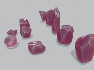 Crystal set 3D Model