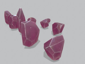 Crystal set 3D Model