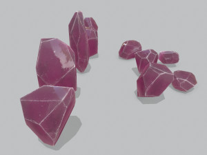 Crystal set 3D Model