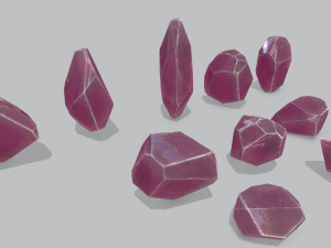 Crystal set 3D Model
