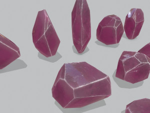 Crystal set 3D Model