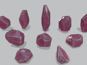 Crystal set 3D Model