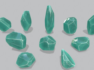 Crystal set 3D Модель