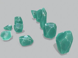 Crystal set 3D Model