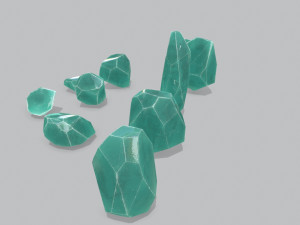 Crystal set 3D Model