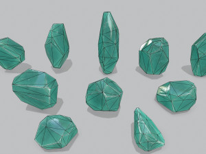 Crystal set 3D Model