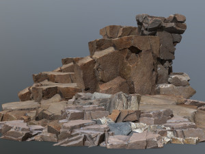 Desert rocks 3D Model