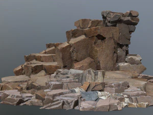Desert rocks 3D Model