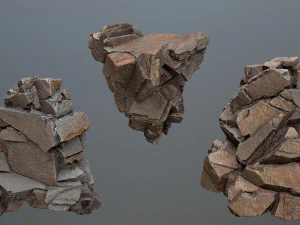 Desert rocks 3D Model