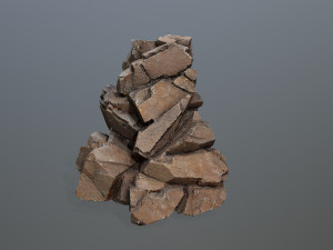 Desert rocks 3D Model