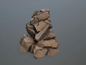 Desert rocks 3D Model