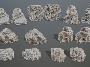 Desert rocks 3D Model