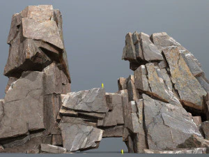 Roccia della scogliera Modello 3D