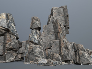 Cliff rocks Modello 3D