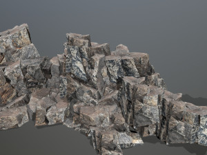 Cliff rocks Modello 3D