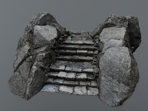 Ruin Stairs Modelo 3D