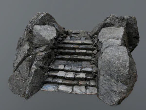 Scale di rovina Modello 3D