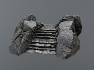 Ruin Stairs 3D मॉडल