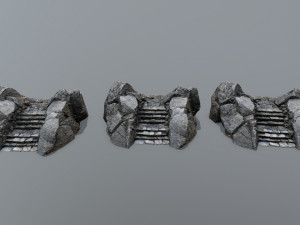 Ruin Stairs 3D मॉडल