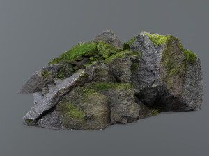 Ruin Stairs Model 3D
