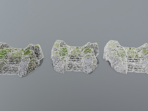Ruin Stairs Model 3D