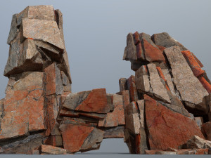 Desert rocks Modèle 3D