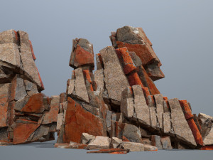 Desert rocks 3D 模型