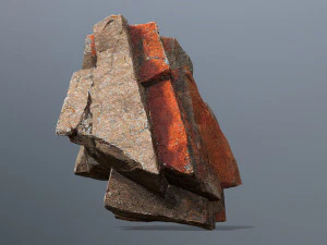 Desert rocks 3D Model