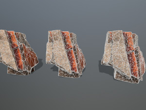 Desert rocks 3D 模型