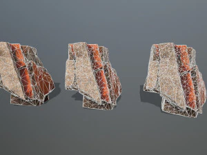 Desert rocks 3D Model
