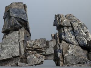 Cliff rocks Modello 3D