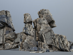 Cliff rocks 3D Модель