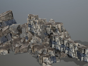 Cliff rocks 3D Модель