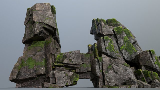 Rocks Model 3D .c4d .max .obj .3ds .fbx .stl .blend 